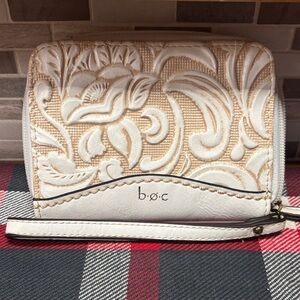 B.Ø.C Cream and White Women's Wallet